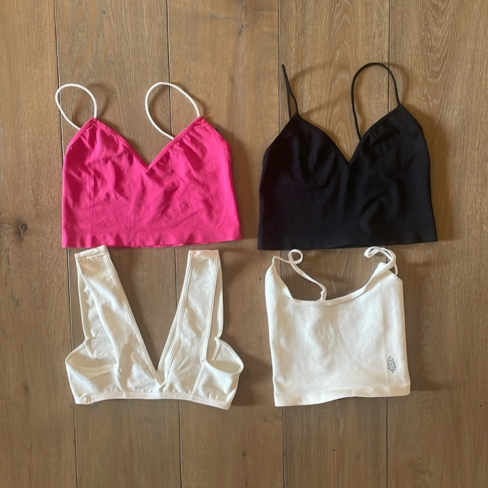 NWOT Free People XS/S Bundle of 4 Bralettes